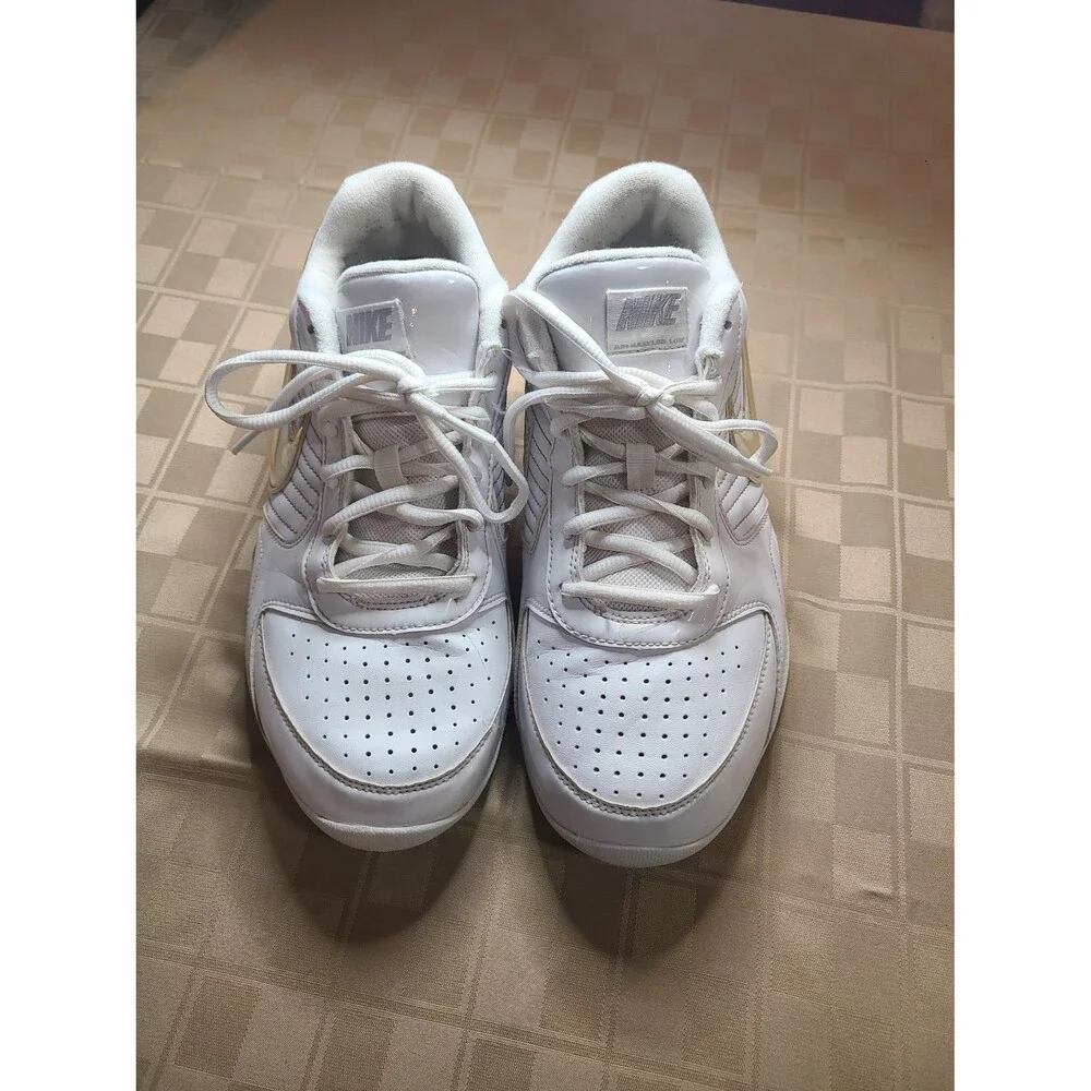 Nike Air Baseline Low 386240-111 White Men’s Size 9 Basketball - Picture 2 of 10